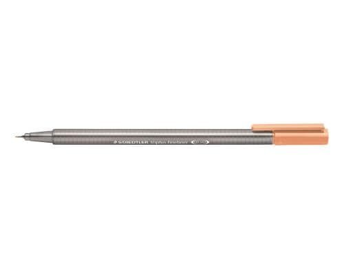 STAEDTLER 334 Fineliner triplus hautfarben superfeine,metallgefasste Spitze,ca.0,3mm