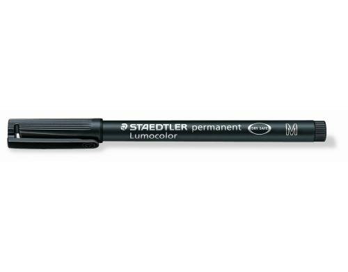 STAEDTLER 317 Folienstift Lumocolor M schwa permanent,M-Spitze, ca. 1.0 mm,schwarz