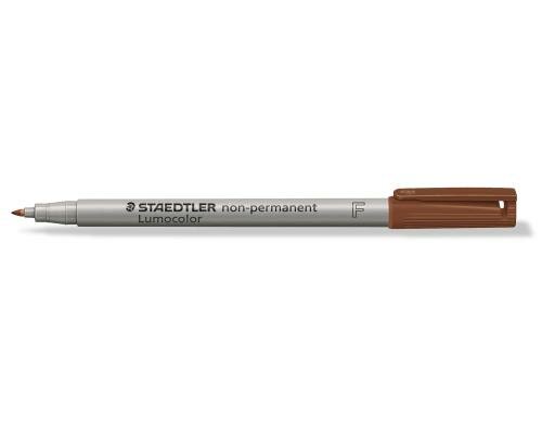 STAEDTLER 316 Folienstift Lumoc. F braun nonpermanent,S-Spitze, ca. 0.6 mm,braun
