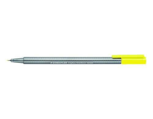 STAEDTLER 334 Fineliner triplus lichtgelb superfeine,metallgefasste Spitze,ca.0,3mm