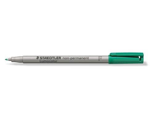 STAEDTLER 316 Folienstift Lumocolor F grün nonpermanent,S-Spitze, ca. 0.6 mm