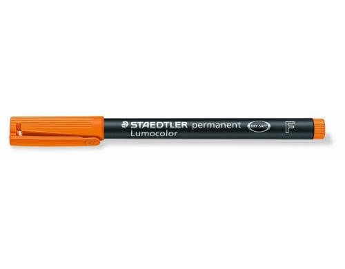 STAEDTLER 318 Folienstift Lumoc F orange permanent,S-Spitze, ca. 0.6 mm