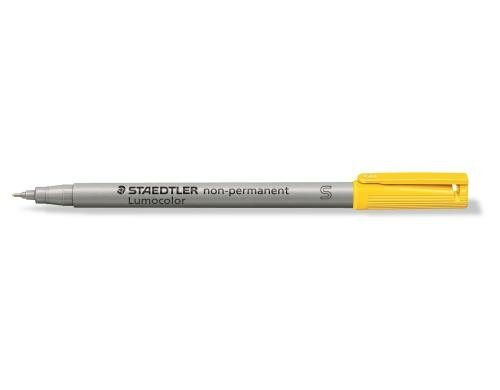 STAEDTLER 311 Folienstift Lumocolor S gelb non-permanent,S-Spitze, ca. 0.4 mm