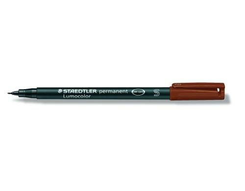 STAEDTLER 313 Folienstift Lumoc S braun permanent, S-Spitze, ca. 0.4 mm