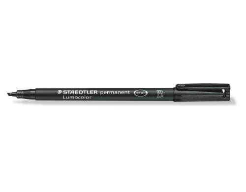 STAEDTLER 314 Folienstift Lumocolor B permanent,B-Spitze, ca. 1.0-2.5 mm