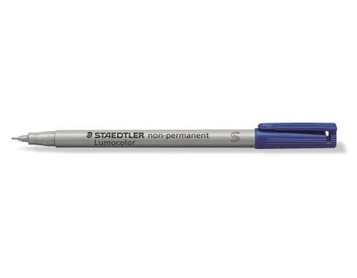 STAEDTLER 311 Folienstift Lumocolor S blau non-permanent,S-Spitze, ca. 0.4 mm