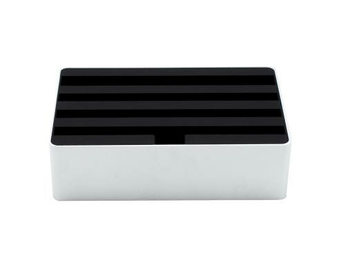 Alldock Ladestation medium 3.0 Mixxed ALU-b 4x USB Charger 2400mA
