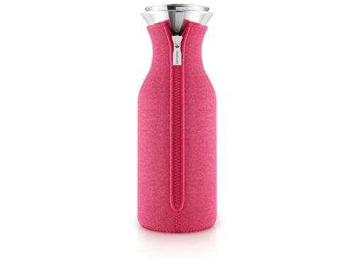 Eva Solo Kühlschrankkaraffe mit Anzug Berry red, 1 Liter Karaffe