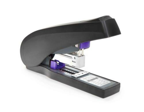 Rapesco ECO X5-90ps Blockheftgerät Less Effort, 90 Blatt, schwarz/violett