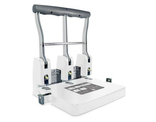 Rapesco ECO P3100 3-Fach-Kraftlocher 100 Blatt, soft weiss