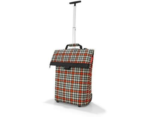 Reisenthel Einkaufsroller trolley M 43l glencheck red, 43 x 53 x 21 cm