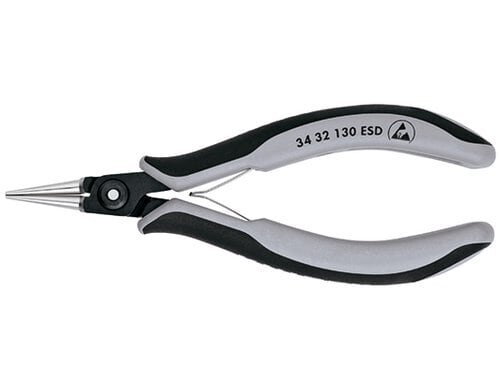 Knipex Präz.-Elektr.-Greifzange ESD 135mm Griffe elektr. ableitend-dissipativ