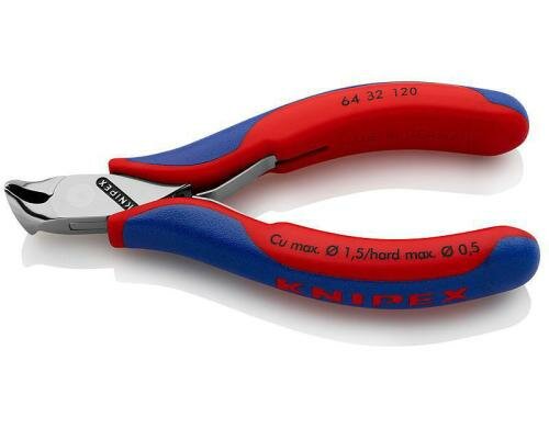 Knipex Elektronik-Vornschneider 120 mm spiegelpoliert