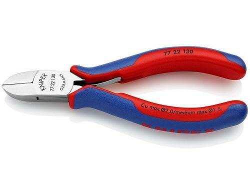 Knipex Elektronik-Seitenschneider 130 mm spiegelpoliert