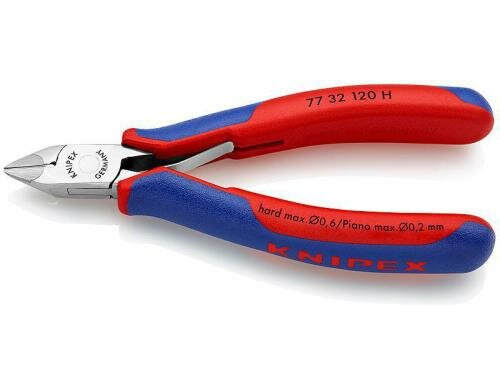 Knipex Elektronik-Seitenschneider 120 mm spiegelpoliert