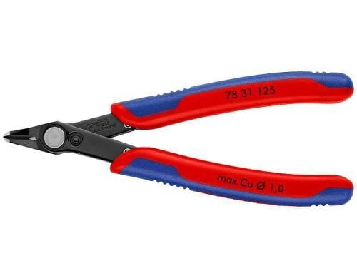 Knipex Electronic Super Knips 125 mm brüniert Kopf schmal