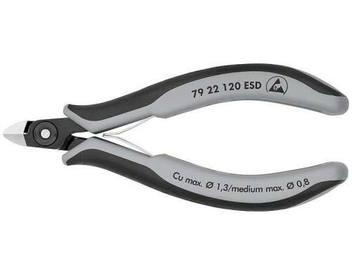 Knipex Präz.-Elektr.-Seitenschn. ESD 120 mm brüniert