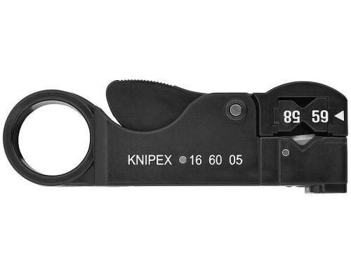 Knipex Koaxial-Abisolierwerkzeug 105 mm Kabeltyp RG58,RG59,RG62