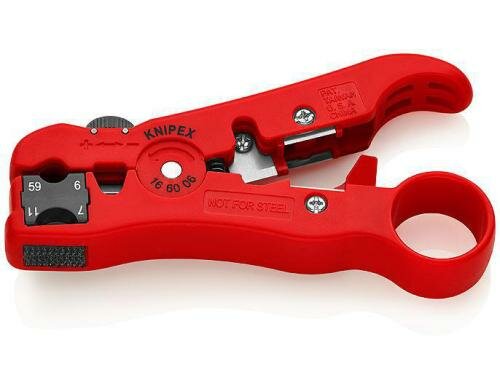 Knipex Abisolierer f. Koaxial-& Datenkabel 125 mm