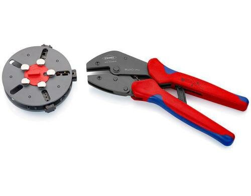 Knipex Crimpzange MultiCrimp 250mm 3xWechseleinsätzen