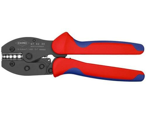 Knipex PreciForce Crimpzange brüniert 220mm 1,5-4,0 mm²