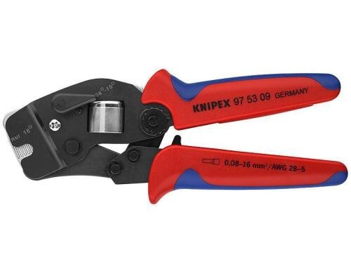 Knipex Selbsteinstellende Crimpzange 190 mm für Aderendhülsen brüniert