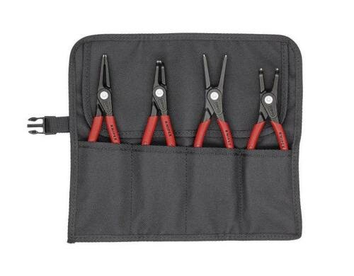 Knipex Präz.-Sicherungsringzangen-Set 4-tlg In Roll-Tasche