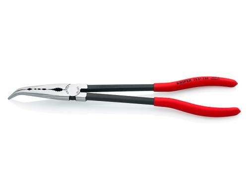 Knipex Montierzange schw.-atrament. 280mm Backen gewinkelt