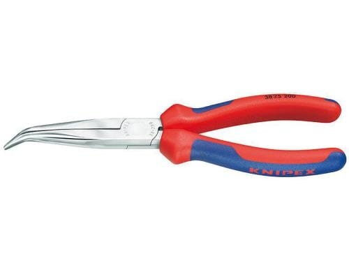 Knipex Mechanikerzange verchromt 200 mm Backen gewinkelt