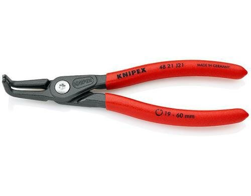 Knipex Präz.-Sicherungsringzange 165 mm grau atrament.Bohrungs-Ø 19-60mm