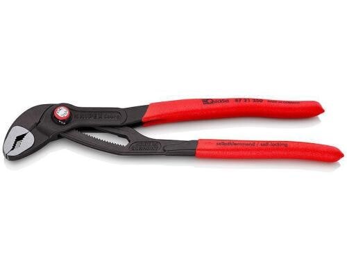 Knipex Hightech-Wasserpumpenzange Cobra QuickSet grau atramentiert 250 mm