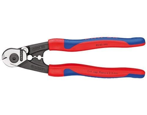 Knipex Drahtseilschere geschmiedet 190 mm 314 g