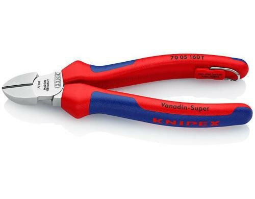 Knipex Seitenschneider verchromt 160 mm mit Öse