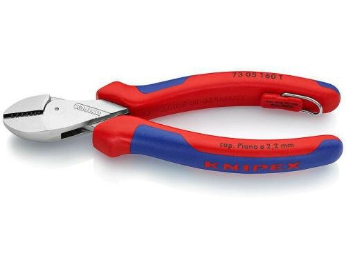 Knipex Kompakt-Seitenschneider X-Cut 160mm verchromt, m. Öse