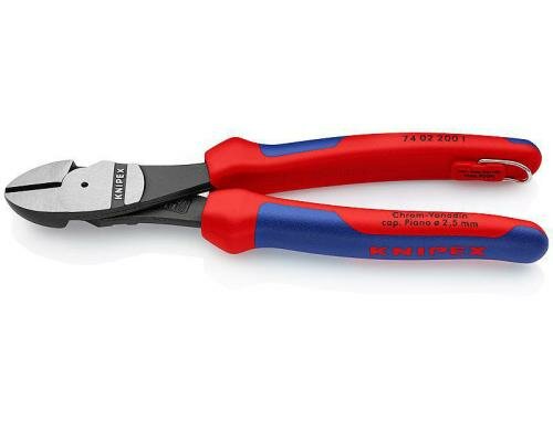 Knipex Kraft-Seitenschneider 200 mm schw.-atrament.,m. Öse