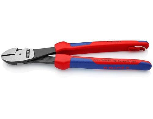 Knipex Kraft-Seitenschneider 250 mm schw.-atrament.,m. Öse