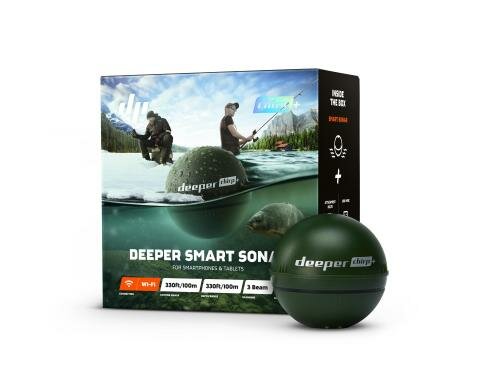 Deeper Fishfinder Smart Sonar CHIRP Wifi-Conection, bis 100m, 3 Frequenz CHIRP