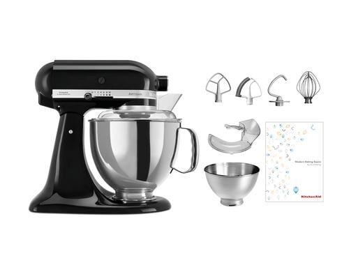 KitchenAid Küchenmaschine Artisan KSM200 sw Schüssel: 4.8L Inhalt, robust, stabil