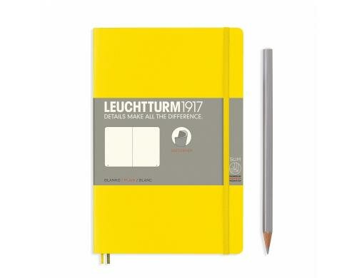 Leuchtturm Notizbuch Softcover Paperback B6 Zitrone, blanko