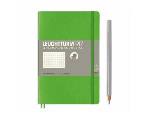 Leuchtturm Notizbuch Softcover Paperback B6 Fresh Green, dotted