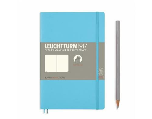 Leuchtturm Notizbuch Softcover Paperback B6 Ice Blue, blanko