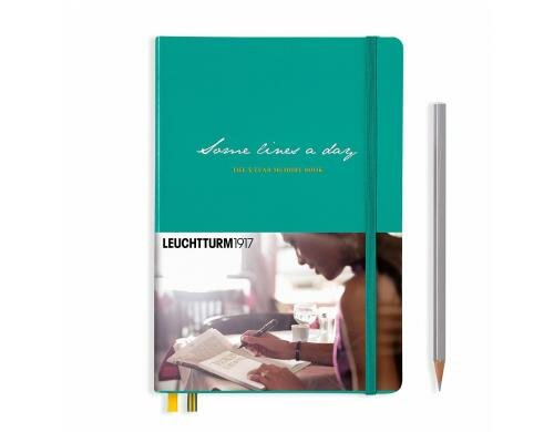 Leuchtturm 5-Jahre-Tagebuch Medium A5 Smaragd