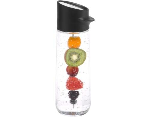 WMF Wasserkaraffe Nuro 1 Liter Schwarz mit Fruchtspiess