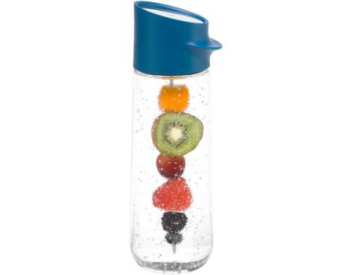 WMF Wasserkaraffe Nuro 1 Liter Blau mit Fruchtspiess