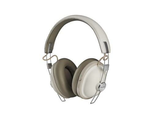 Panasonic RP-HTX90NE-W Kopfhörer, Weiss Bluetooth Over-Ear Retro-Kopfhörer, ANC