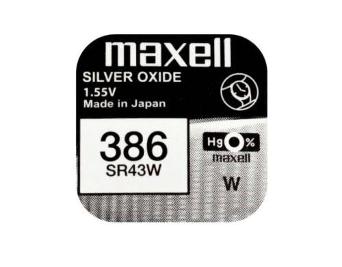 Maxell  Knopfzelle SR43W 10er vergl. V386