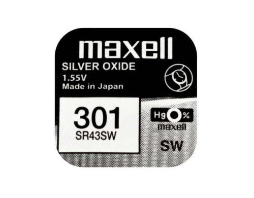 Maxell  Knopfzelle SR43SW 10er vergl. V301