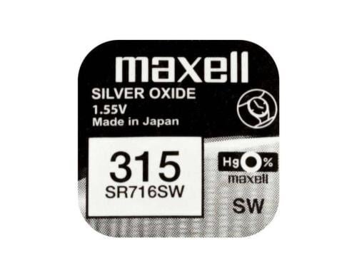 Maxell  Knopfzelle SR716SW 10er vergl. V315