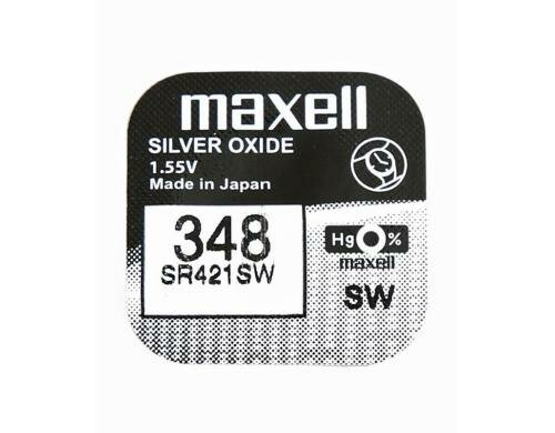 Maxell  Knopfzelle SR421SW 10er vergl. V348