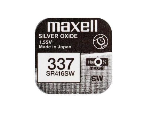Maxell  Knopfzelle SR416SW 10er vergl. V337
